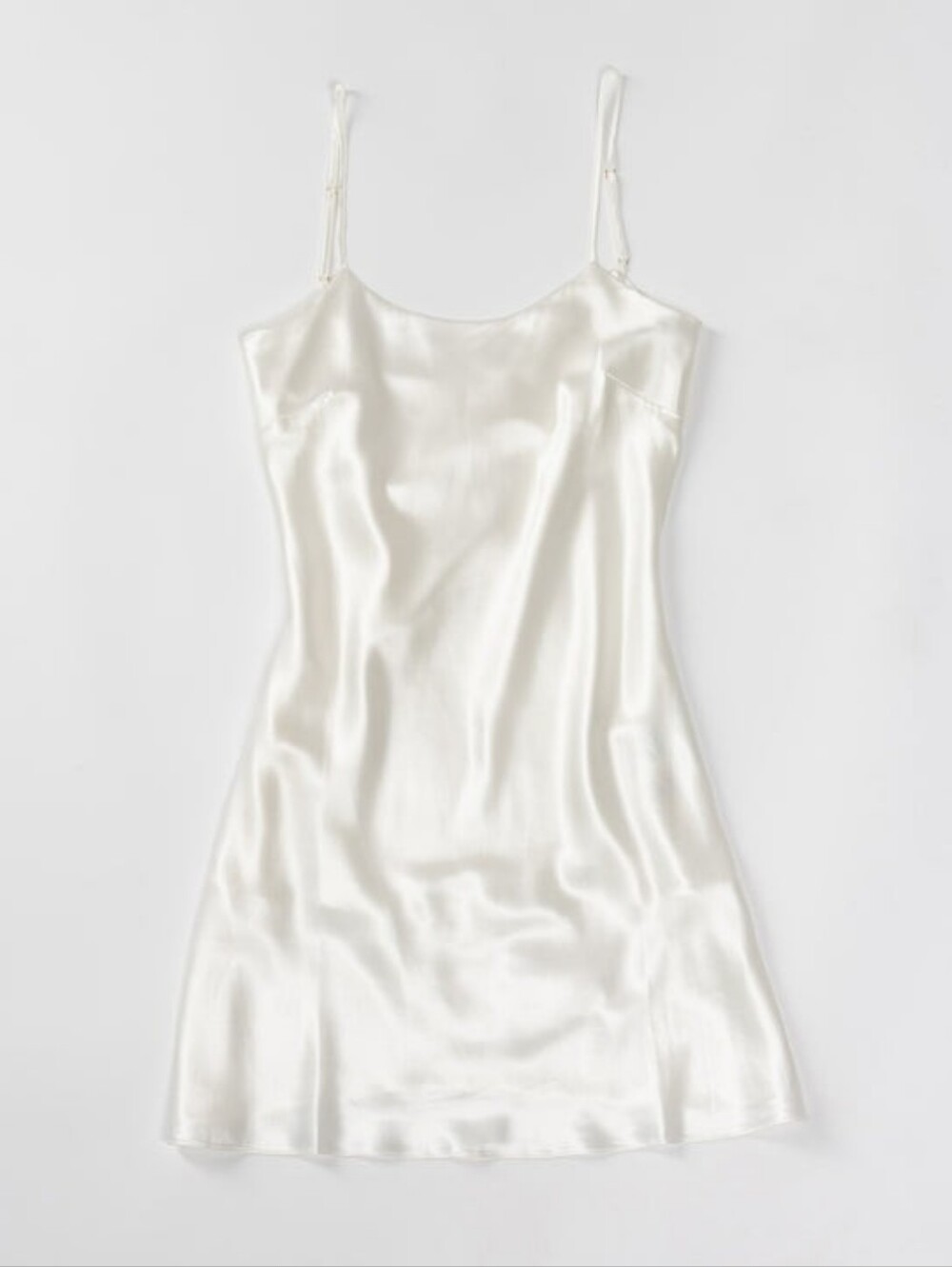 Clementine Silk Slip Dress - Cream